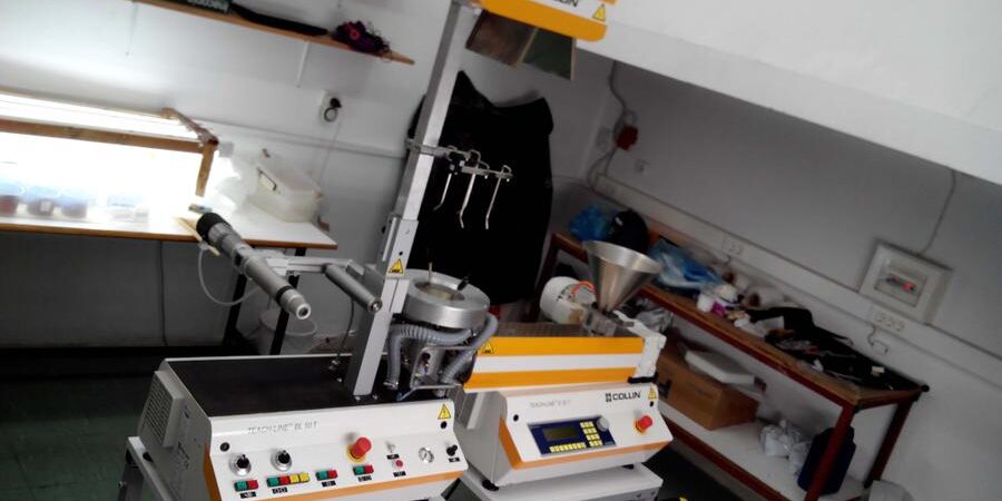 Εργαστηριακός μικρής κλίμακας εκβολέας παρασκευής πλαστικού φίλμ